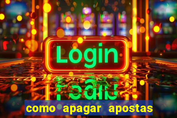 como apagar apostas no app da caixa